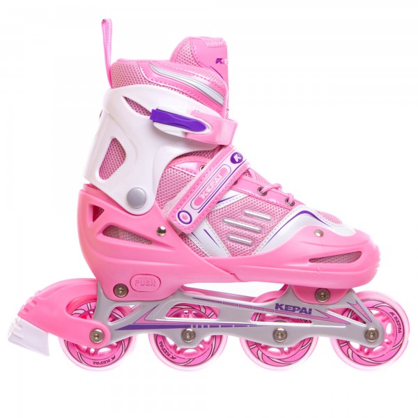 

Ролики Роликовые коньки раздвижные KEPAI F1-A1-P-L Pink (PS00129)