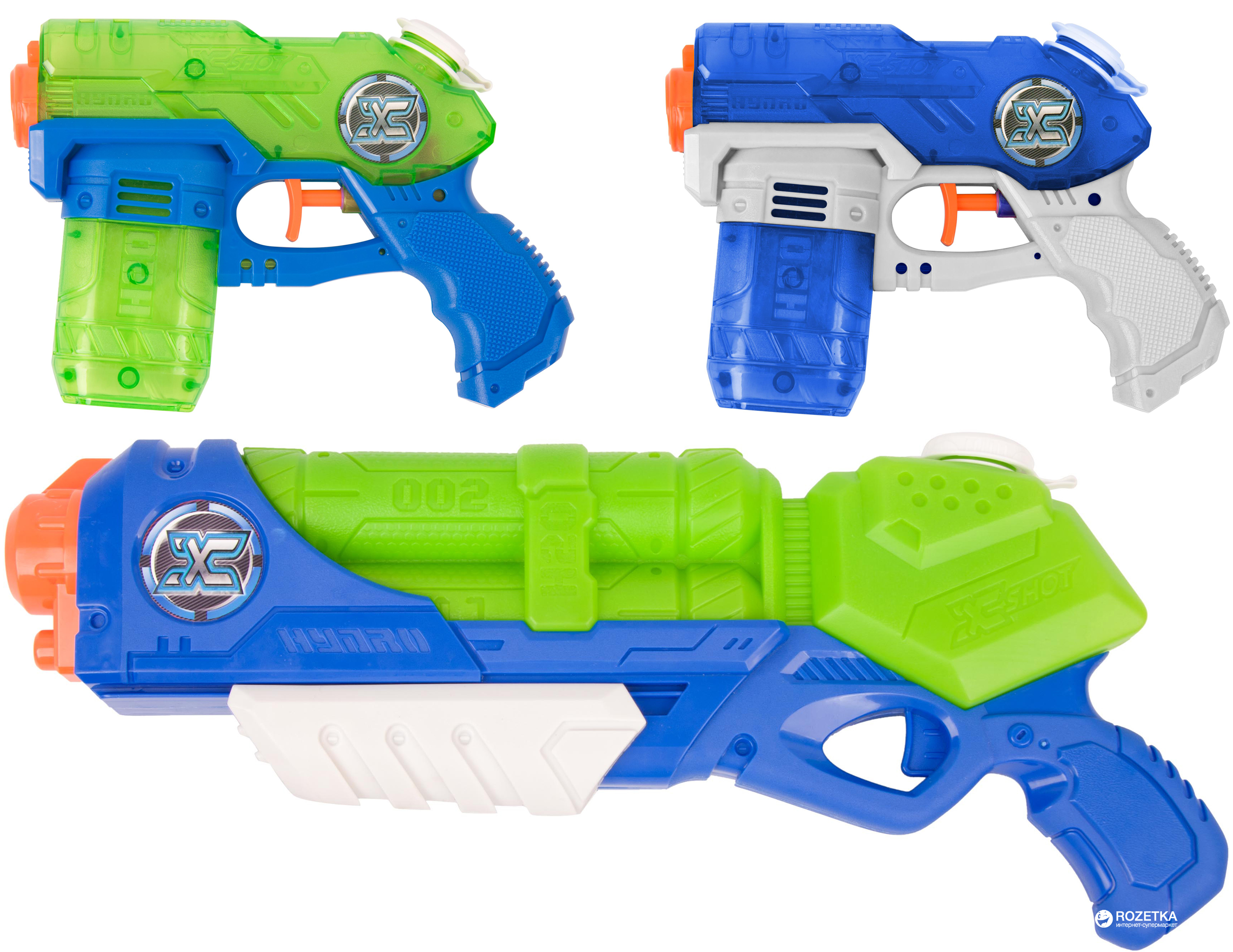 

Набор водяных бластеров Zuru X-Shot 3 шт (5602)