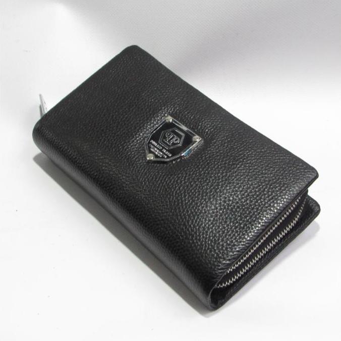 

Клатч мужской кожаный Philipp Plein Чёрный 2900000049437