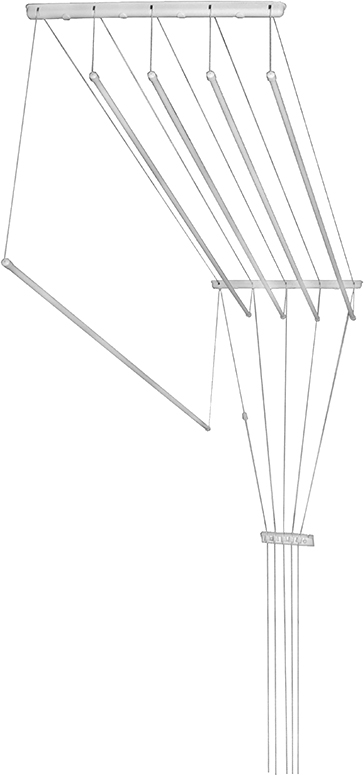 

Сушилка потолочная для белья SNB 5 верёвок 1.6 м