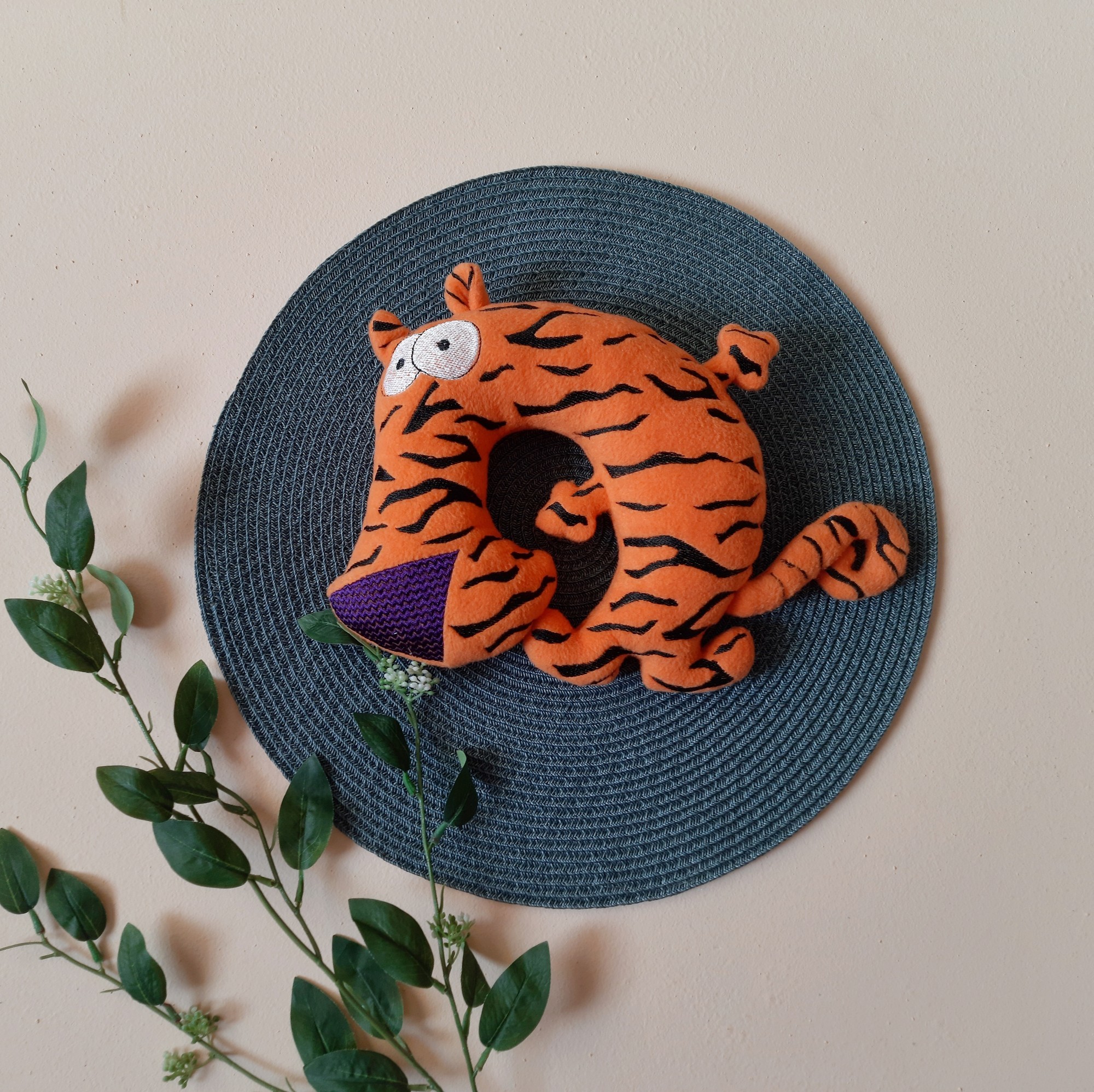 

М'яка іграшка Baby Textile Тигр 20х26 см Помаранчевий