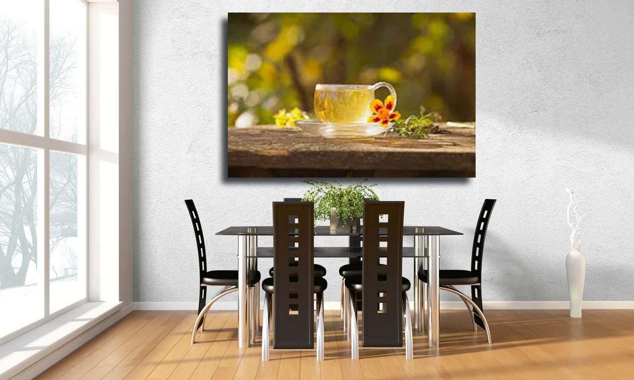 

Картина на холсте Green tea 75х50