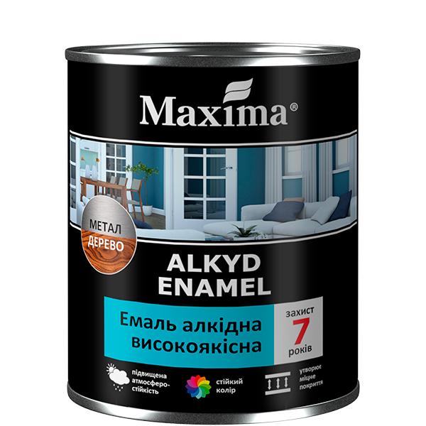 

Емаль алкідна високоякісна Maxima - 2,3 кг, бірюзовий