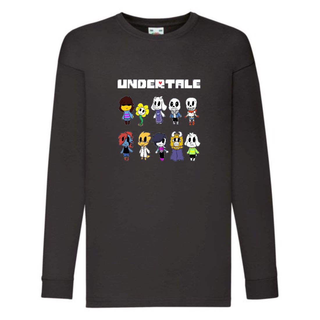 

Лонгслив реглан Андертейл 007 (Undertale) черный (UNTA blc 007) 116 см