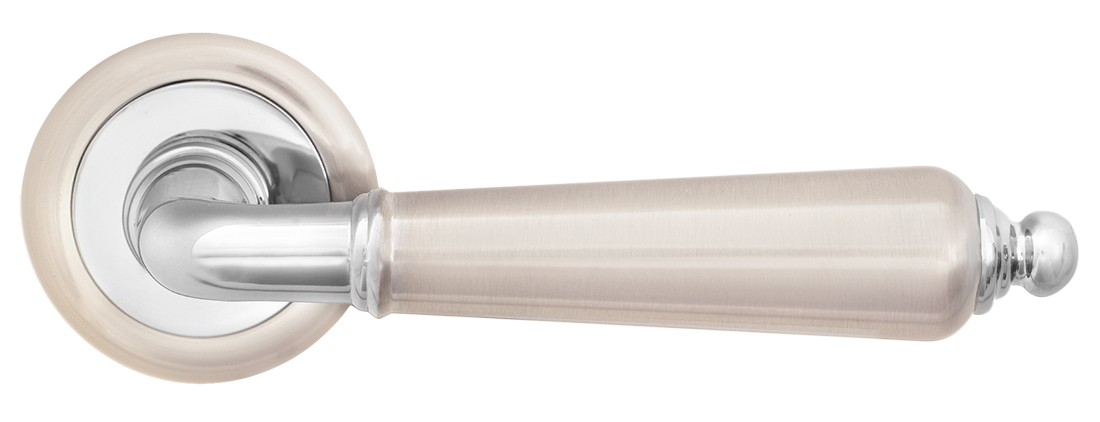 

Ручки дверные на розетке - Матовый никель и Полированный хром MVM Z-1221 SN/CP