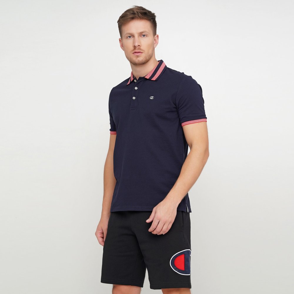 

Мужское поло Champion Polo Синий 42 (cha214394-NNY/HRR)