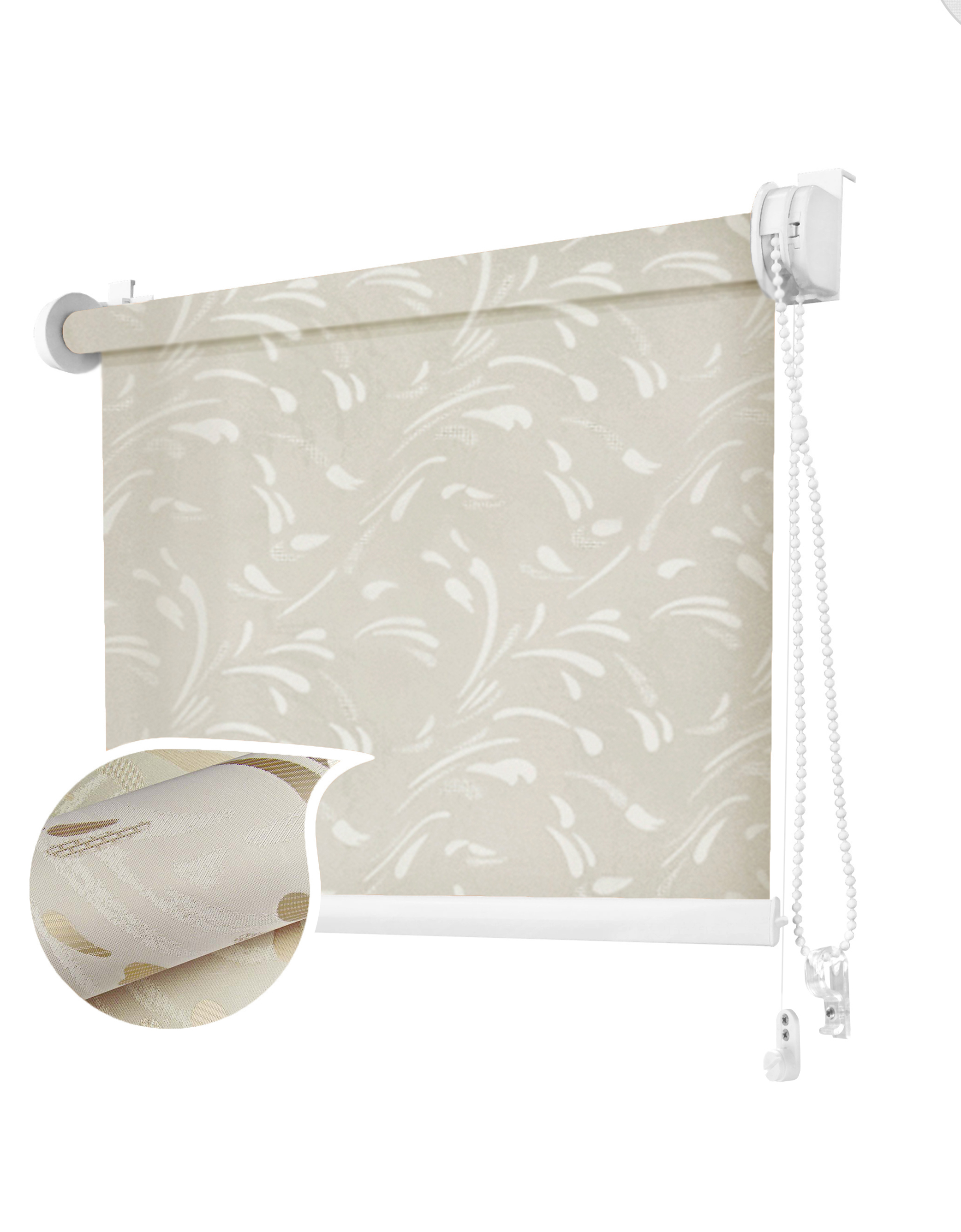 

Ролета тканевая ROLLOTEX Champagne Mini 45х150 см Beige