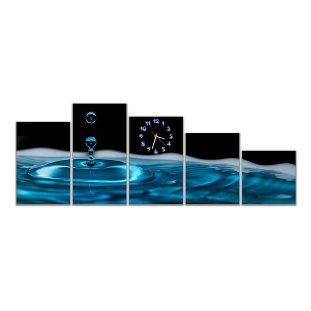 

Модульные настенные часы IdeaClock Падающие капли