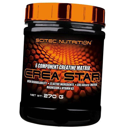 

Crea star Scitec Nutrition 270г Кола (31087017)