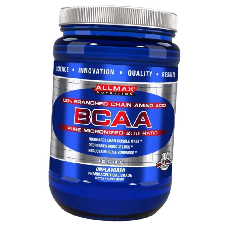 

Аминокислоты BCAA, BCAA 2:1:1, Allmax Nutrition 400г Без вкуса (28134002)