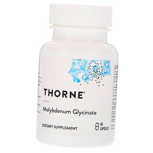 

Хелатный Молибден, Molybdenum Glycinate, Thorne Research 60капс (36357011)