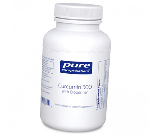 

Curcumin 500 with Bioperine Pure Encapsulations 60вегкапс (71361008)