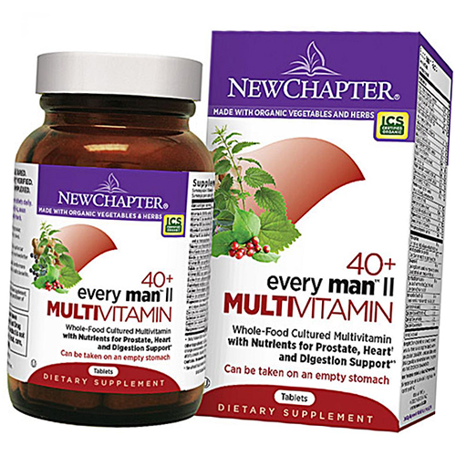 

Ежедневные витамины для мужчин 40 +, Every Man II Multivitamin, New Chapter 48таб (36377004)