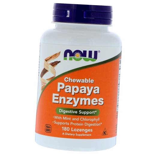 

Пищеварительные Ферменты Папайи, Papaya Enzymes, Now Foods 180леденцов (69128020)