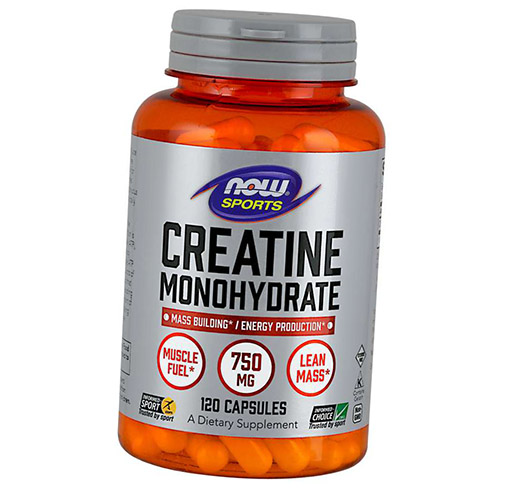 

Креатин Моногидрат, Creatine Monohydrate 750, Now Foods 120вегкапс (31128003)