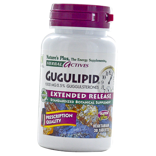 

Herbal Actives Gugulipid 1000 Nature's Plus 30таб (02375002)