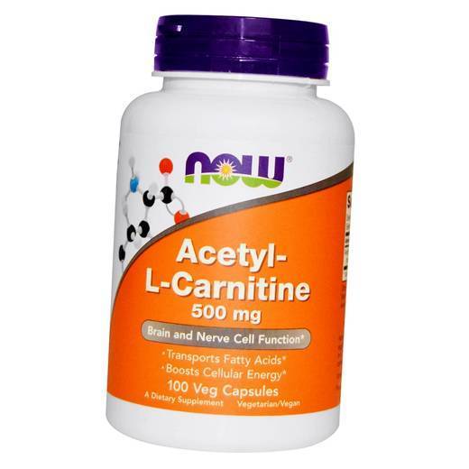 

Ацетил L Карнитин, Acetyl L-Carnitine 500, Now Foods 100вегкапс (02128006)