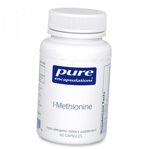 

Метионин, L-Methionine, Pure Encapsulations 60вегкапс (27361006)