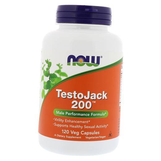 

Testo Jack 200 Now Foods 120вегкапс (08128007)