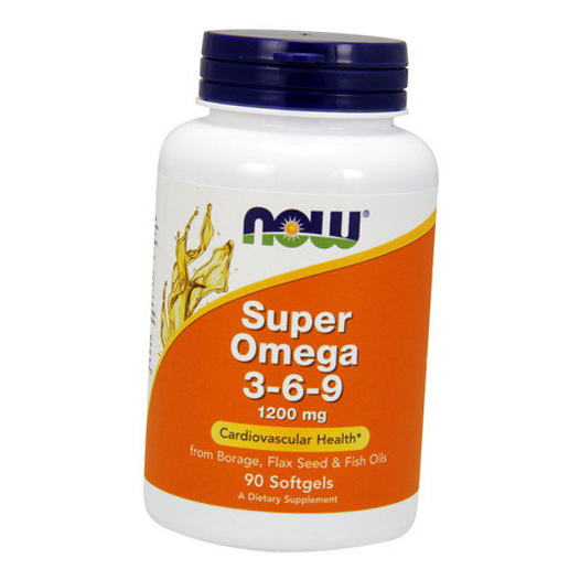 

Super Omega 3-6-9 Now Foods 90гелкапс (67128023)