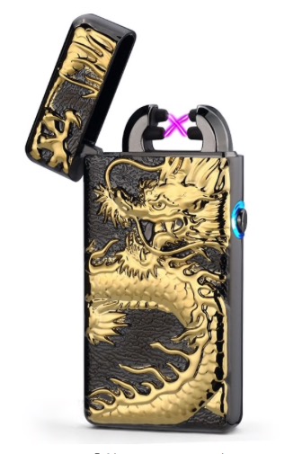 

Электронная зажигалка Pulse Arc JL-603 Dragon черная