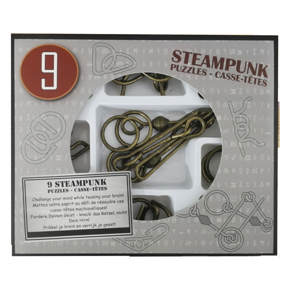 

Набор головоломок — Eureka 3D Puzzle «Steampunk Puzzles Grey Set»