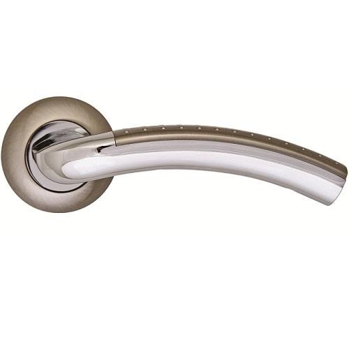 

Ручка дверная Siba Bari Z05 0 22 07 никель матовый/ хром