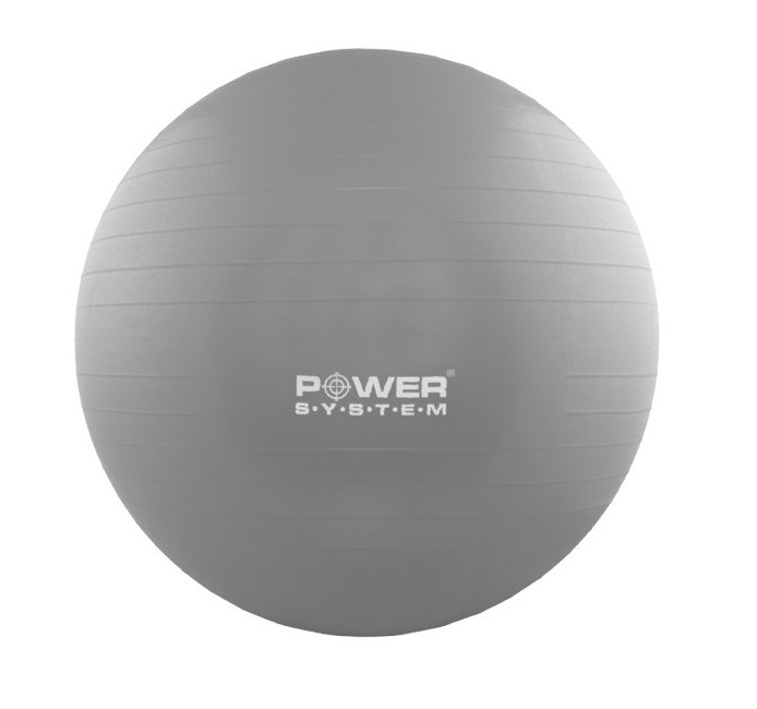 

Мяч для фитнеса и гимнастики POWER SYSTEM PS-4011 55cm Grey