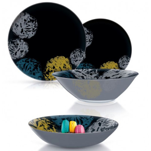

Сервиз столовый Luminarc Black Washed Out Blue Q1066 19пр