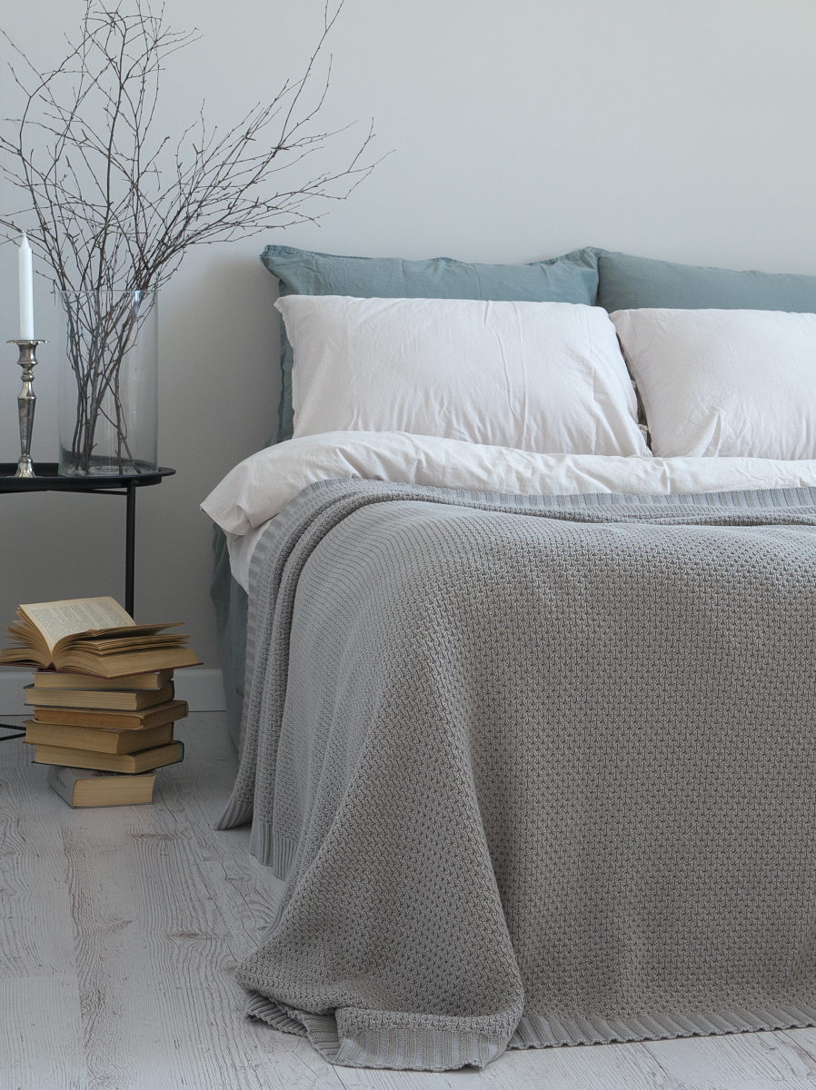 

Плед Betires Cotton Deniz 220x240 Biege-Gray