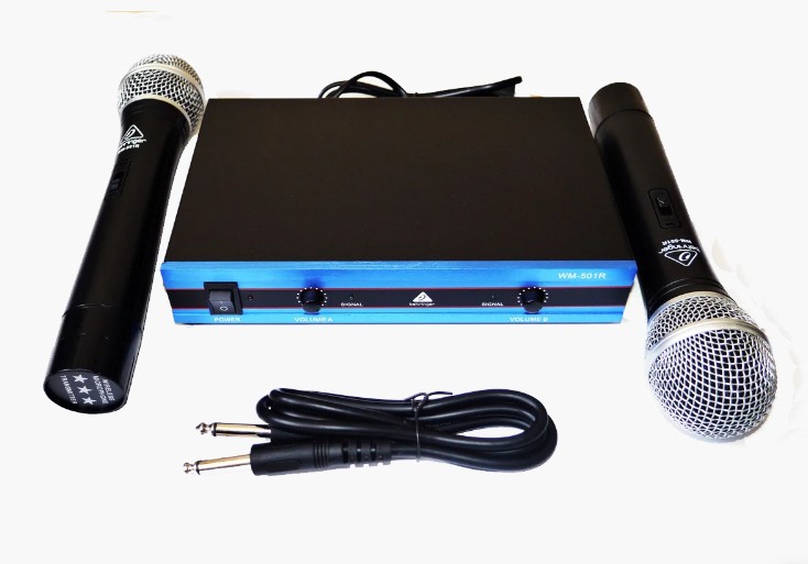 

Радиосистема Behringer WM-501R, база с 2 микрофона