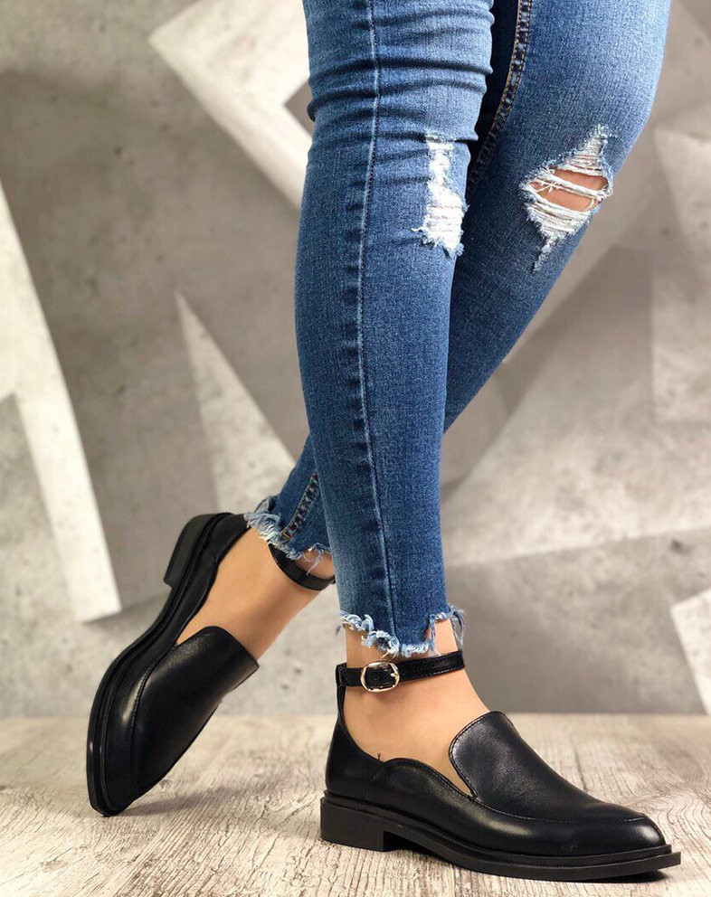 

Туфли низкий ход Черный Натуральная кожа 1918 TwoSteps Украина 37(р)