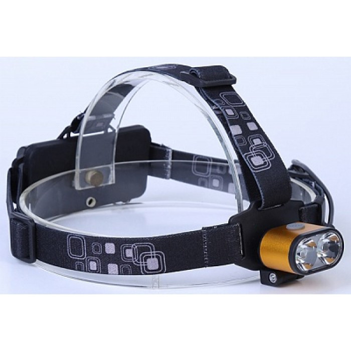 

Налобный светодиодный фонарь Bailong BL HEADLAMP K28 T6 80000W LED фонарик Черный