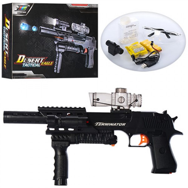 

Автомат детский с водяными пулями Kronos Toys черный D8A
