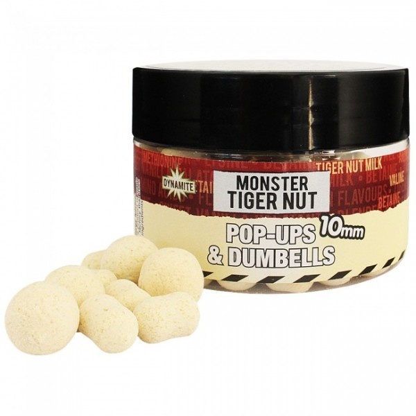 

Бойлы Dynamite Baits Fluro Pop-Ups & Dumbells Monster Tiger Nut 10мм/52гр