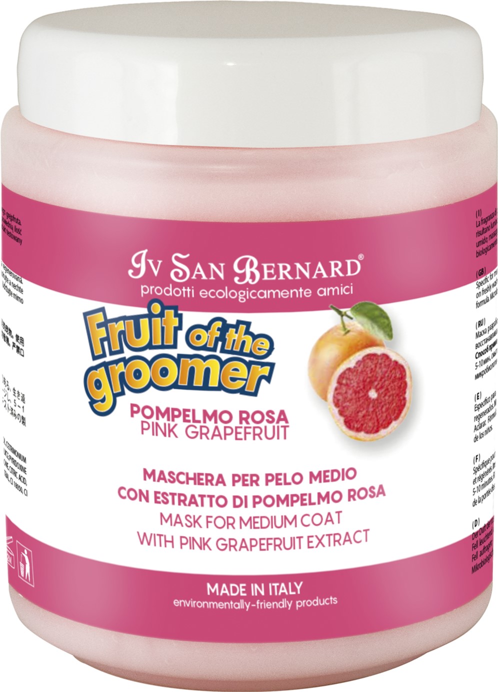 

Маска Iv San Bernard для собак и кошек Pink Grapefruit для средней шерсти с грейпфруктом и Витамином В6 1 л (1326 NMASPO1000)