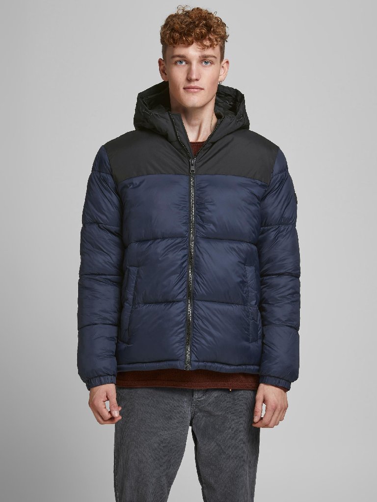 

Куртка Jack & Jones DREW PUFFER HOOD 12173867 Navy Blazer L темно-синий