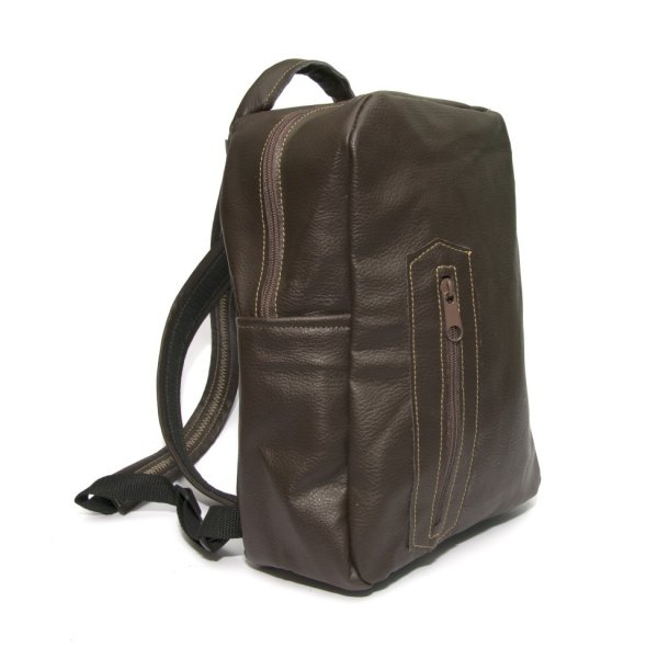 

Коричневий шкіряний рюкзак Gofin SMR-22005