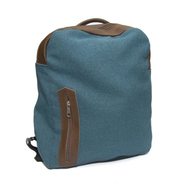 

Темно-бірюзовий тканинний рюкзак Gofin SMR-22024