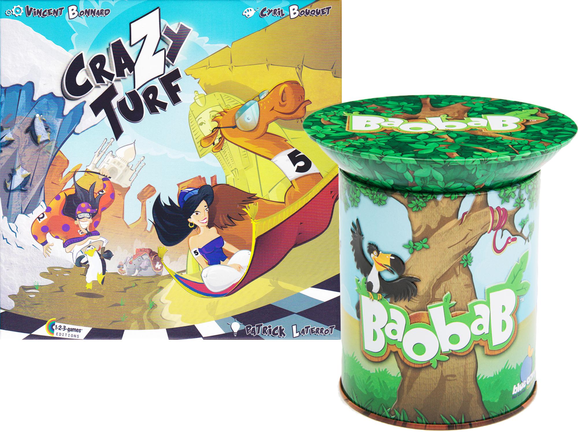 

Набор настольных игр Blue Orange Crazy Turf + Baobab (904567-703)