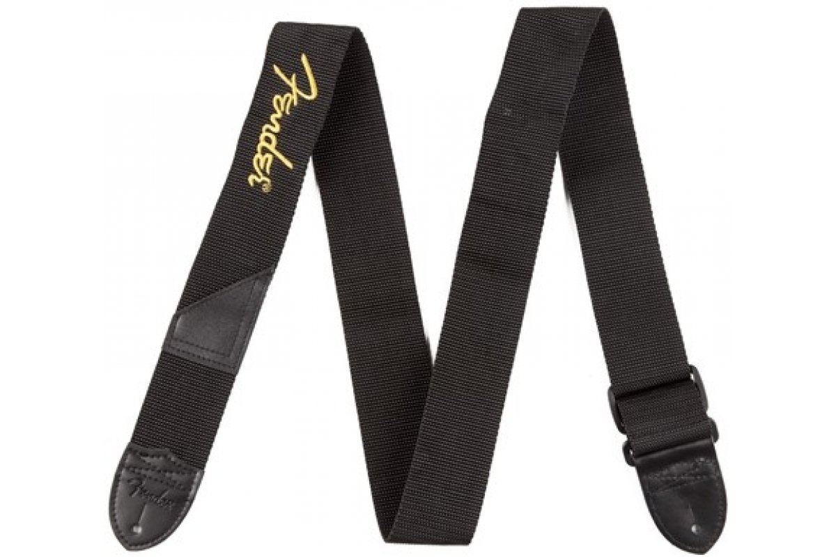 

Ремень гитарный Fender STRAP 2 BLACK YELLOW LOGO