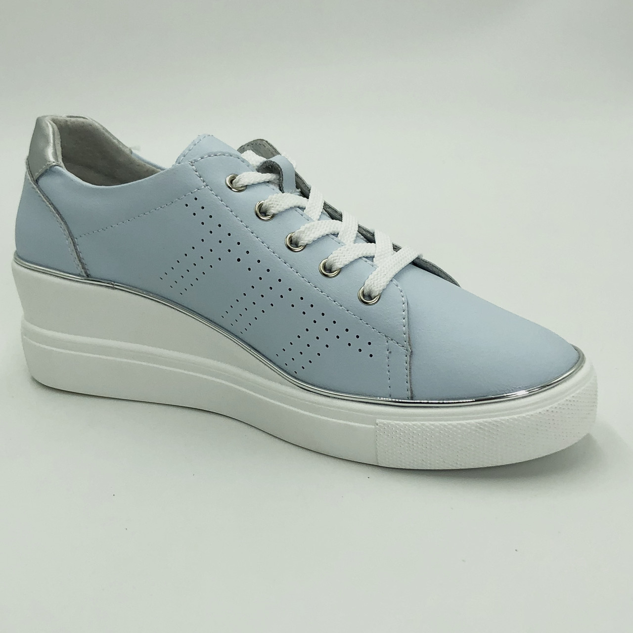 

Кросовки женские Gabis 67239-2 голубой/среребро / Модель 99120 39