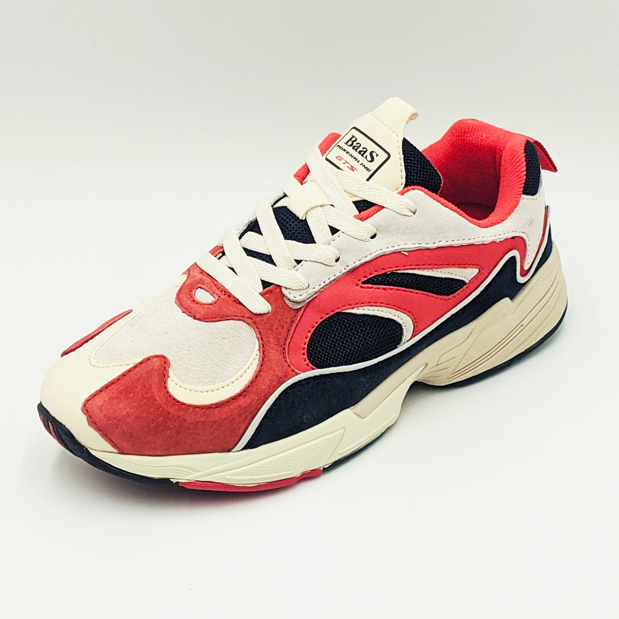 

Кроссовки мужские BAAS M831-8 Red/Beige / Модель 100090 45