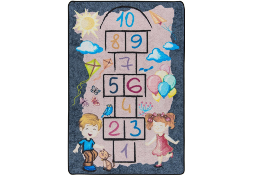 

Коврик в детскую комнату Confetti Street Game Gri 100x150 Разноцветный