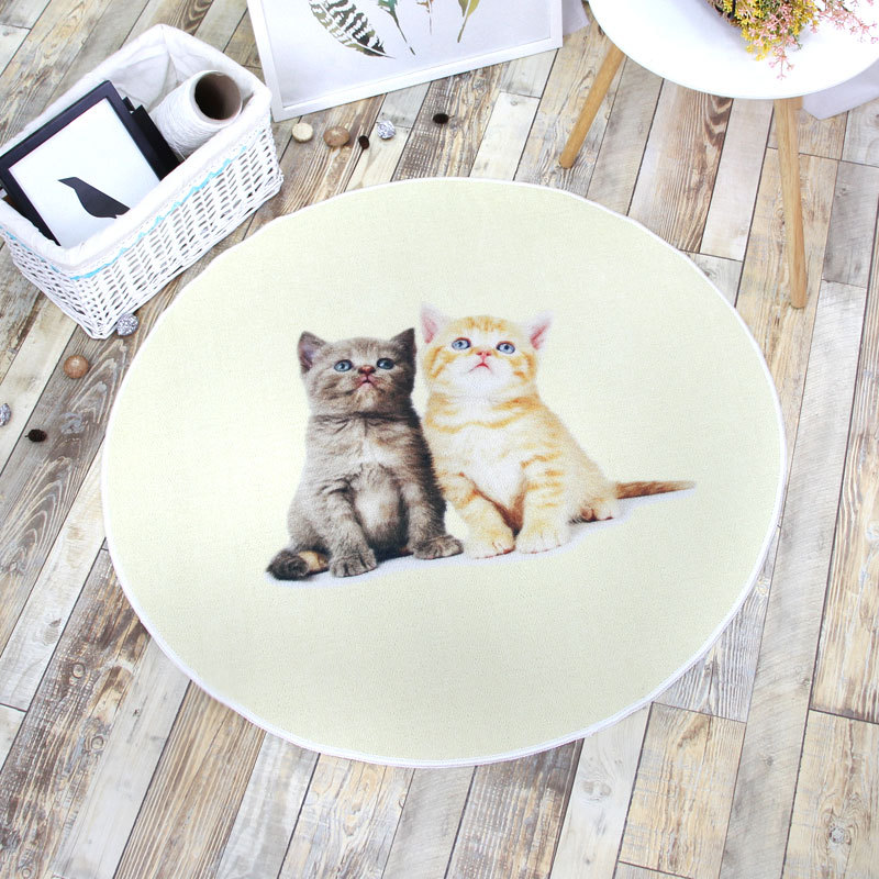 

Коврик Котята 100 х 100 см Berni Home Бежевый