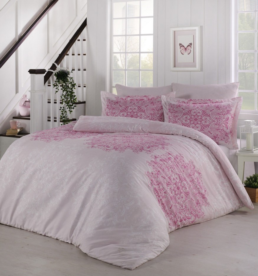 

Комплект постельного белья Altinbasak Сатин люкс 200х220 "HALLEY LILA"