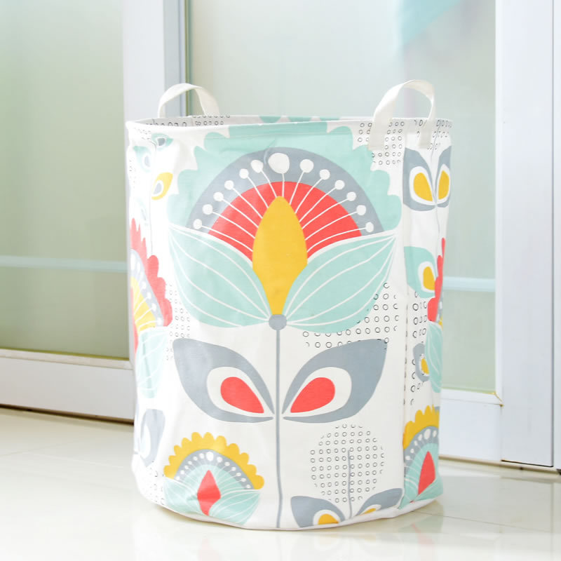 

Корзина для игрушек, белья, хранения Нежные растения Berni Home Белый (46597)