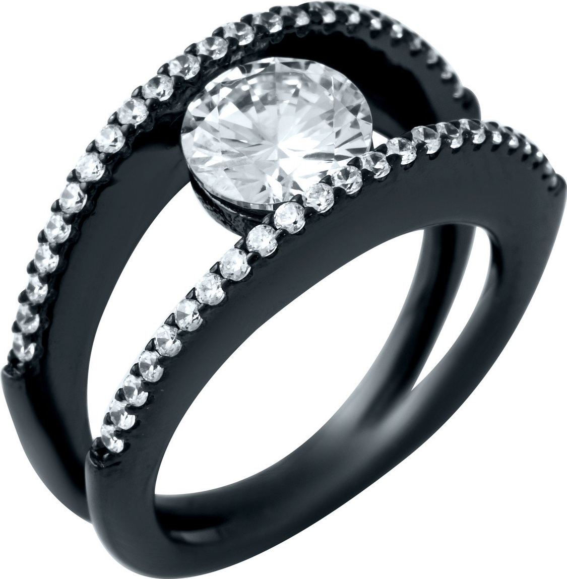 

Серебряное кольцо SilverBreeze с фианитами 1909225 16.5 размер, 16.5 размер