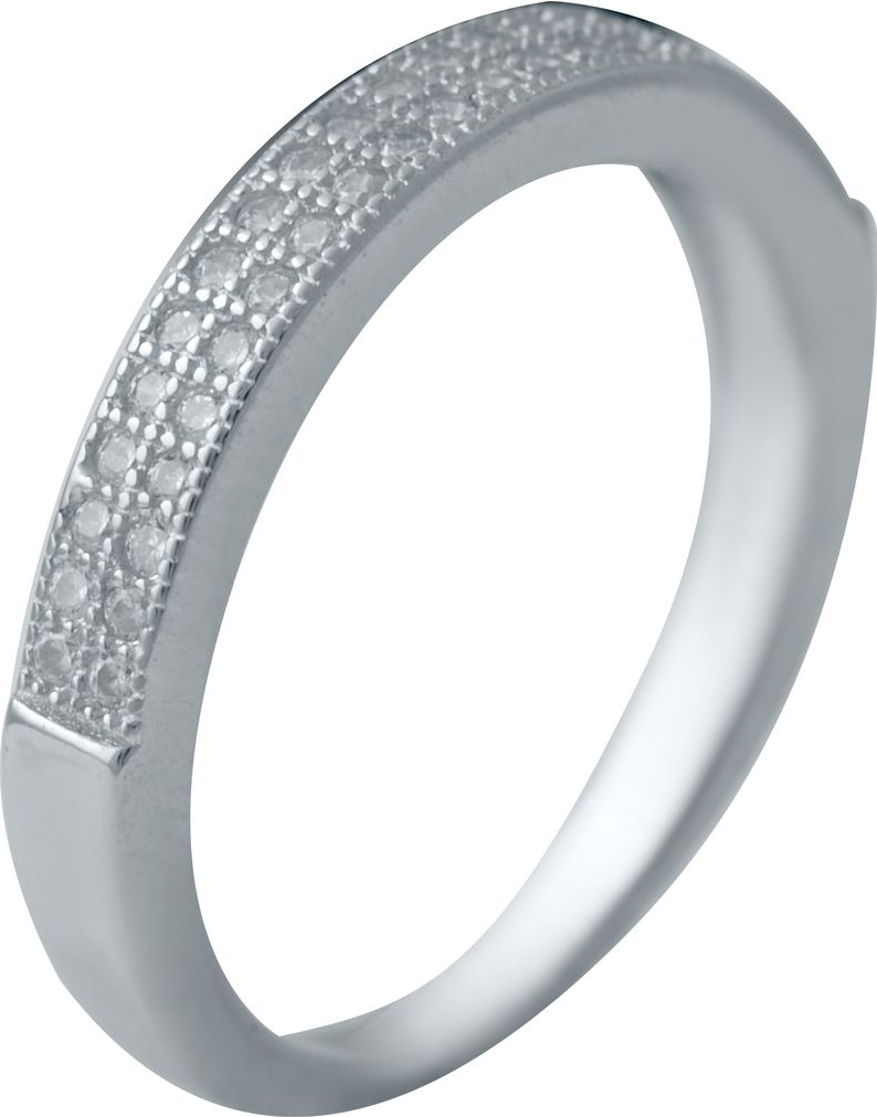 

Серебряное кольцо SilverBreeze с фианитами 2036593 15.5 размер, 15.5 размер