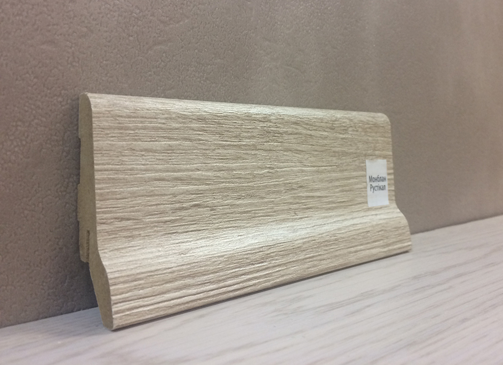 

Плинтус Супер Профиль Монблан Рустикал 2800x62x23 Бежевый 1662mr
